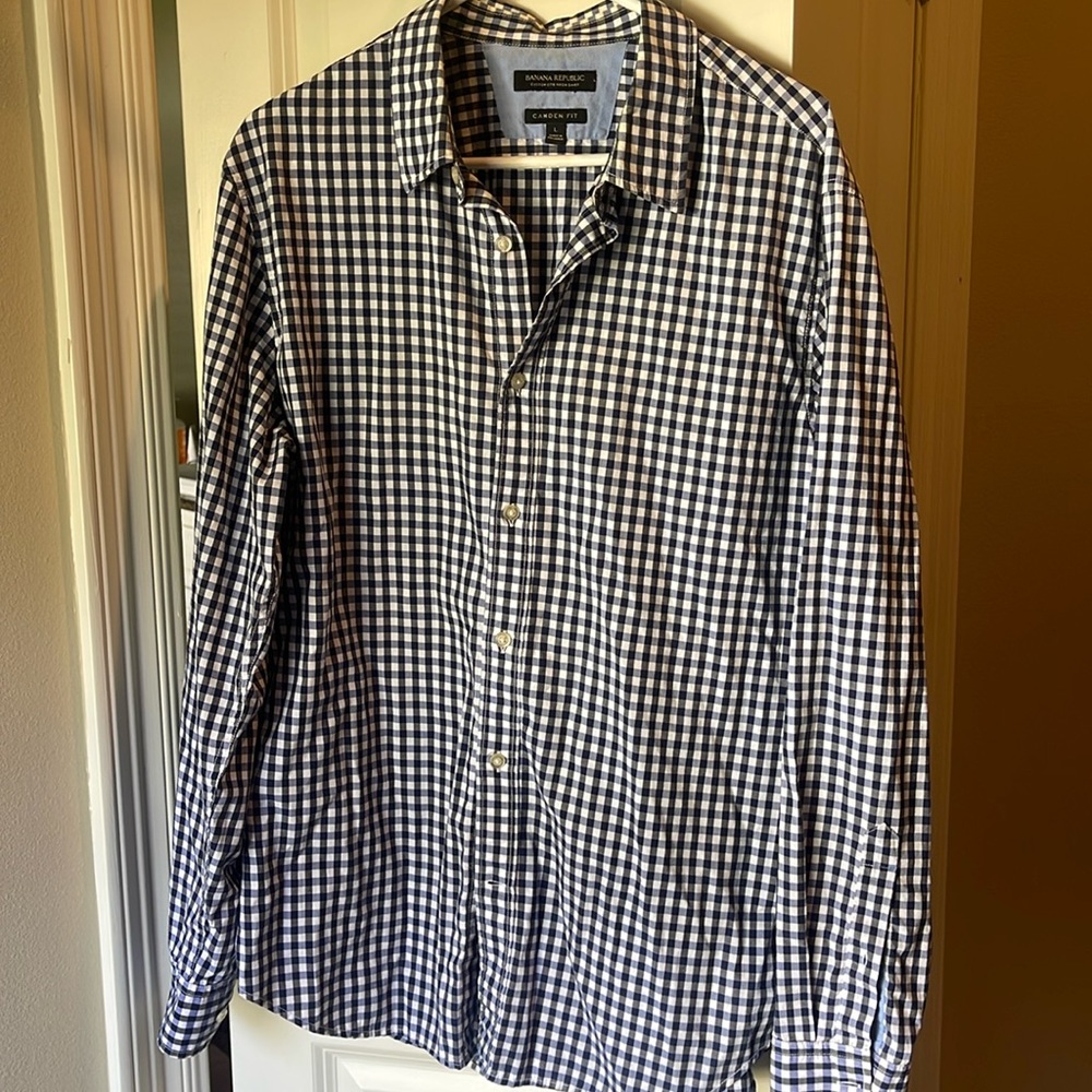 Men’s Banana Republic large button down shirt